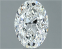 Diamante Natural 0.80 quilates, Ovalado , Color F, claridad VS2 y certificado GIA