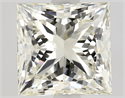 Natural Diamond 1.50 Carats, Princess with  Cut, L Color, VVS2 Clarity and Certified by GIA