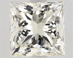 Picture of Natural Diamond 1.50 Carats, Princess with  Cut, L Color, VVS2 Clarity and Certified by GIA