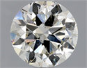 Natural Diamond 1.00 Carats, Round with Very Good Cut, K Color, SI1 Clarity and Certified by HRD