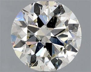 Picture of Natural Diamond 1.00 Carats, Round with Very Good Cut, K Color, SI1 Clarity and Certified by HRD
