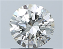Natural Diamond 0.70 Carats, Round with Excellent Cut, I Color, SI1 Clarity and Certified by GIA