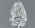 Diamante Natural 0.60 quilates, De pera , Color G, claridad SI1 y certificado GIA