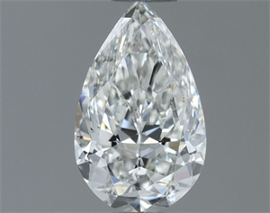 Foto Diamante Natural 0.60 quilates, De pera , Color G, claridad SI1 y certificado GIA de