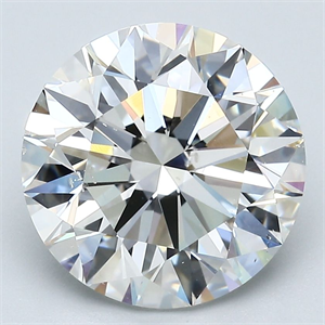 Picture of Natural Diamond 5.10 Carats, Round with Excellent Cut, G Color, SI1 Clarity and Certified by GIA