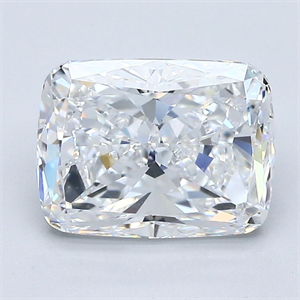 Picture of Natural Diamond 2.70 Carats, Cushion with  Cut, E Color, VS1 Clarity and Certified by GIA