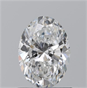 Natural Diamond 1.01 Carats, Oval with  Cut, E Color, SI2 Clarity and Certified by GIA