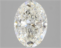 Natural Diamond 2.50 Carats, Oval with  Cut, I Color, VS1 Clarity and Certified by GIA