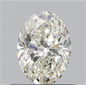 Diamante Natural 0.60 quilates, Ovalado , Color J, claridad VS2 y certificado GIA