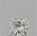 Diamante Natural 0.51 quilates, Princesa , Color H, claridad IF y certificado GIA