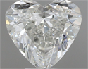 Natural Diamond 0.48 Carats, Heart with  Cut, G Color, VS2 Clarity and Certified by IGI