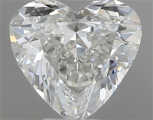 Picture of Natural Diamond 0.48 Carats, Heart with  Cut, G Color, VS2 Clarity and Certified by IGI