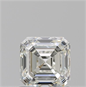 Diamante Natural 1.02 quilates, Asscher , Color J, claridad IF y certificado GIA