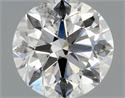 Natural Diamond 1.00 Carats, Round with Excellent Cut, D Color, SI2 Clarity and Certified by IGI
