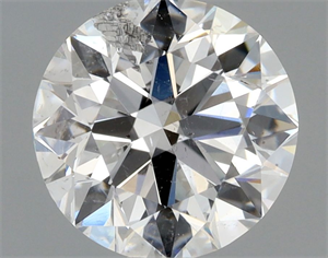 Picture of Natural Diamond 1.00 Carats, Round with Excellent Cut, D Color, SI2 Clarity and Certified by IGI