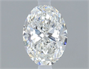 Diamante Natural 0.40 quilates, Ovalado , Color F, claridad VS2 y certificado GIA