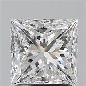 Foto Diamante Natural 1.90 quilates, Princesa , Color H, claridad VVS2 y certificado GIA de
