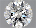 Diamante Natural 0.70 quilates, Redondo , Color H, claridad VVS2 y certificado GIA