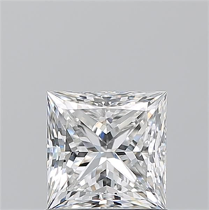 Foto Diamante Natural 1.01 quilates, Princesa , Color F, claridad SI1 y certificado GIA de