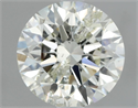 Natural Diamond 1.51 Carats, Round with Excellent Cut, J Color, I1 Clarity and Certified by IGI