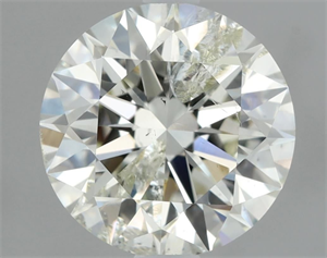 Picture of Natural Diamond 1.51 Carats, Round with Excellent Cut, J Color, I1 Clarity and Certified by IGI