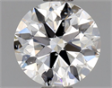 Natural Diamond 0.70 Carats, Round with Excellent Cut, G Color, SI2 Clarity and Certified by GIA
