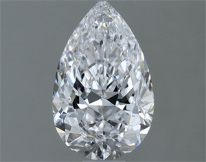 Picture of Natural Diamond 1.01 Carats, Pear with  Cut, D Color, SI1 Clarity and Certified by GIA