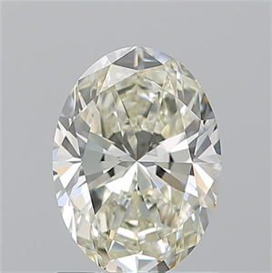 Foto Diamante Natural 1.20 quilates, Ovalado , Color L, claridad VVS2 y certificado GIA de