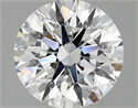 Lab Grown Diamond 2.50 Carats, Round with Excellent Cut, D Color, VVS2 Clarity and Certified by IGI