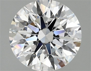 Picture of Lab Grown Diamond 2.50 Carats, Round with Excellent Cut, D Color, VVS2 Clarity and Certified by IGI