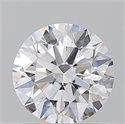Natural Diamond 1.02 Carats, Round with Excellent Cut, D Color, VVS2 Clarity and Certified by GIA