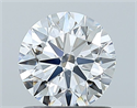 Natural Diamond 0.90 Carats, Round with Excellent Cut, D Color, VS2 Clarity and Certified by GIA