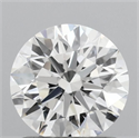 Lab Grown Diamond 1.07 Carats, Round with Ideal Cut, D Color, VVS1 Clarity and Certified by IGI