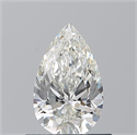 Diamante Natural 0.70 quilates, De pera , Color H, claridad SI1 y certificado GIA