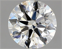 Natural Diamond 0.80 Carats, Round with Excellent Cut, J Color, VVS1 Clarity and Certified by GIA