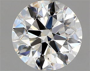 Picture of Natural Diamond 0.80 Carats, Round with Excellent Cut, J Color, VVS1 Clarity and Certified by GIA