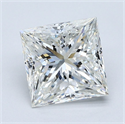 Diamante Natural 2.49 quilates, Princesa , Color I, claridad VVS2 y certificado GIA