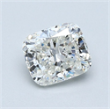 Natural Diamond 0.70 Carats, Cushion with  Cut, I Color, VVS2 Clarity and Certified by GIA