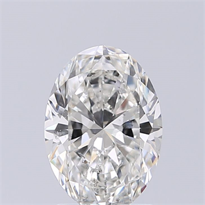 Picture of Natural Diamond 1.51 Carats, Oval with  Cut, G Color, SI2 Clarity and Certified by GIA