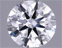 Lab Grown Diamond 1.36 Carats, Round with Ideal Cut, D Color, VS2 Clarity and Certified by IGI