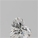 Natural Diamond 0.50 Carats, Heart with  Cut, I Color, VVS2 Clarity and Certified by GIA