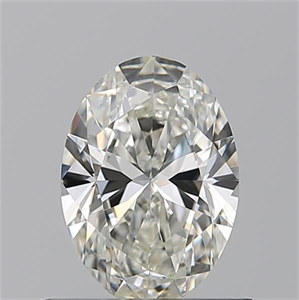 Picture of Natural Diamond 0.71 Carats, Oval with  Cut, I Color, VVS1 Clarity and Certified by GIA