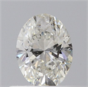 Diamante Natural 0.40 quilates, Ovalado , Color H, claridad SI1 y certificado GIA