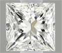 Natural Diamond 0.61 Carats, Princess with  Cut, G Color, IF Clarity and Certified by IGI