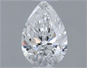 Diamante Natural 0.50 quilates, De pera , Color D, claridad SI1 y certificado GIA