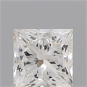 Natural Diamond 0.70 Carats, Princess with  Cut, G Color, VS2 Clarity and Certified by GIA