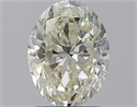 Natural Diamond 1.50 Carats, Oval with  Cut, L Color, SI2 Clarity and Certified by GIA