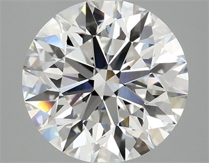 Picture of Lab Grown Diamond 3.07 Carats, Round with Excellent Cut, F Color, VVS2 Clarity and Certified by IGI