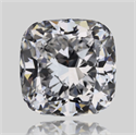 Natural Diamond 0.52 Carats, Cushion with  Cut, D Color, VVS2 Clarity and Certified by GIA