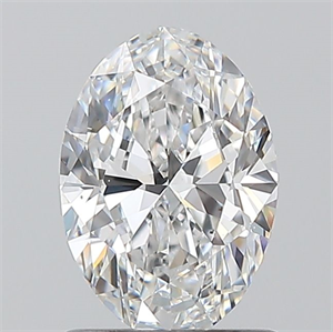 Picture of Natural Diamond 1.01 Carats, Oval with  Cut, D Color, VS2 Clarity and Certified by GIA